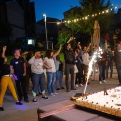 125 ANS CSJ gâteau illuminé